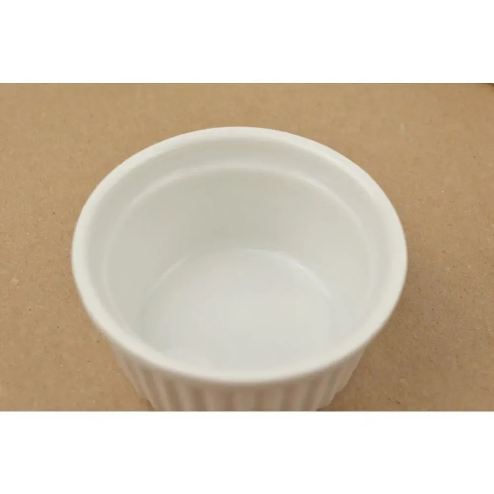 Sur La Table White Porcelain Ramekins Set of 12 2.75